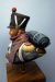 Right view of a French Drummer - Retreat from Moscow 1812 fine scale model bust kit produced by Black Eagle Miniatures