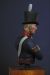 Rear Right British Royal Marine Artillery - Napoleonic 1816 fine scale model bust kit produced by Black Eagle Miniatures