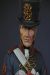 Head British Royal Marine Artillery - Napoleonic 1816 fine scale model bust kit produced by Black Eagle Miniatures