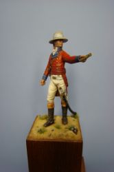 Front Major General Arthur Wellesley (Duke of Wellington) at the Battle of Assay - 1803 a 75mm figure fine scale model kit produced by Hawk Miniatures