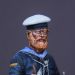 Head Royal Naval Brigade (Blues), Sudan Campaign 1880 - 75mm figure fine scale model kit produced by Hawk Miniatures