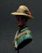Left View - Native Scout, Cape Wars 1830 - fine scale model bust kit produced by Black Eagle Miniatures