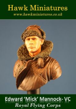 Bust of Edward Mick Mannock VC, DSO & Bar, MC & Bar, MM